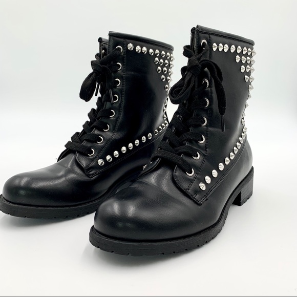 Charlotte Russe Shoes - Charlotte Russe Vegan Moto Boots